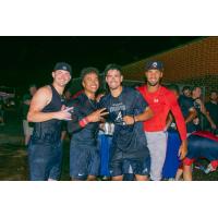 Rome Braves celebrate after clinching SAL's South Division title