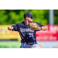 Infielder Tyler Hardman with the Hudson Valley Renegades