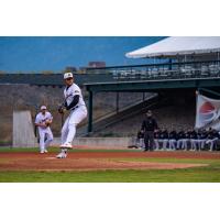 Missoula PaddleHeads' Austen Seide on the mound