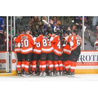 Philadelphia Flyers celebrate win