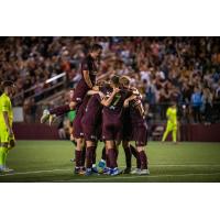 Detroit City FC celebrates win