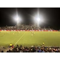 North Carolina Courage take on OL Reign under the lights at WakeMed Soccer Park