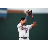 Tacoma Rainiers' Erick Mejia in action