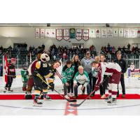 Peterborough Petes battle the Kingston Frontenacs at the Cobourg Community Centre