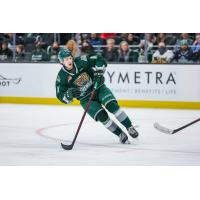 Forward Jacob Wright with the Everett Silvertips