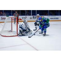 Winnipeg ICE goaltender Daniel Hauser