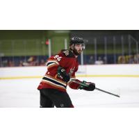 LIAM KIRK of the Tucson Roadrunners on the ice