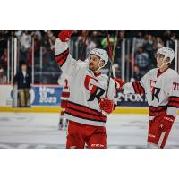 Grand Rapids Griffins acknowledge the home fans