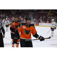 Lehigh Valley Phantoms' Jackson Cates on game day