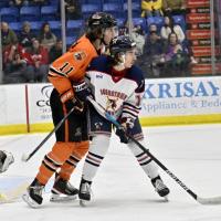 Johnstown Tomahawks battle the Danbury Jr. Hat Tricks