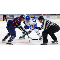 Wichita Thunder face off with the Tulsa Oilers