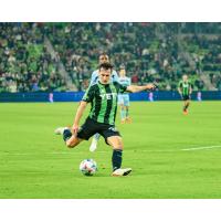 Midfielder Jared Stroud with Austin FC