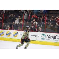 Cincinnati Cyclones' Lincoln Griffin on the ice