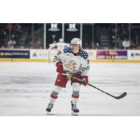 Grand Rapids Griffins' Cross Hanas in action