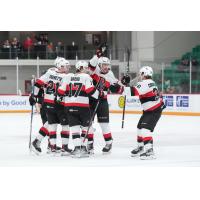 Belleville Senators Celebrate Shootout Win