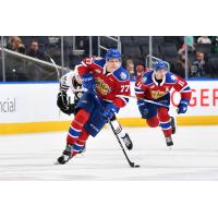 Forward Jakub Demek with the Edmonton Oil Kings