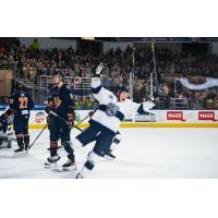 Worcester Railers celebrate win