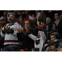 Lehigh Valley Phantoms fans cheer on the team