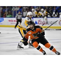 Lehigh Valley Phantoms' Elliot Desnoyers In Action