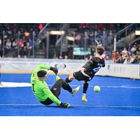 St. Louis Ambush's Triston Austin And Kansas City Comets' Nicolau Neto In Action