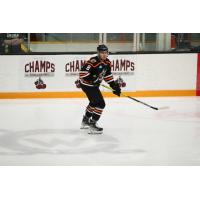 Defenseman John MacDonald with the Danbury Hat Tricks