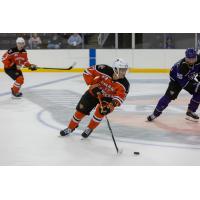 Center Andon Cerbone with the Omaha Lancers