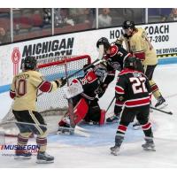 Muskegon Lumberjacks battle the Chicago Steel