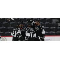 Ontario Reign celebrates win