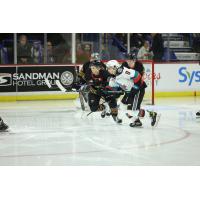 Kelowna Rockets' Marcus Pacheco in action