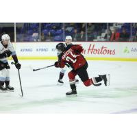 Vancouver Giants' Brenden Pentecost on the ice