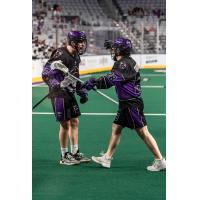 Panther City Lacrosse Club's Mathieu Gautier and Nathan Grenon