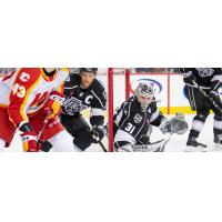 Ontario Reign's Goalie, Matthew Villalta, In Action