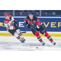 Kelowna Rockets' Colton Dach in action