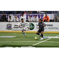 Kyle Rivers of the Tacoma Stars (left) vs. Jesus Pacheco of the Empire Strykers