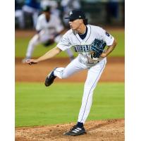 Columbia Fireflies' Chase Wallace on the mound