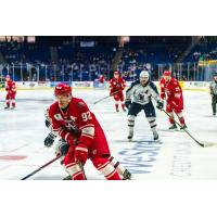 Brayden Watts of the Allen Americans vs. the Tulsa Oilers