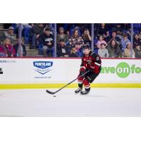 Vancouver Giants defenceman Mazden Leslie