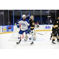 Syracuse Crunch forward Jujhar Khaira vs. the Providence Bruins