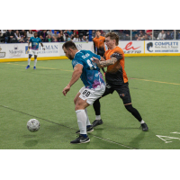 St. Louis Ambush forward Duduca Carvalho vs. the Harrisburg Heat