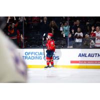 Tucson Roadrunners forward Cameron Hebig at the 2025 AHL All-Star Challenge