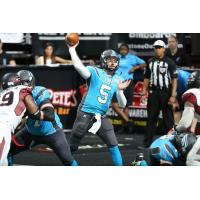 Philadelphia Soul Quarterback Dan Raudabaugh in Action