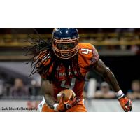 WR Samuel Charles with the Spokane Shock