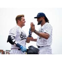 Northern Colorado Owlz exchange congratulations